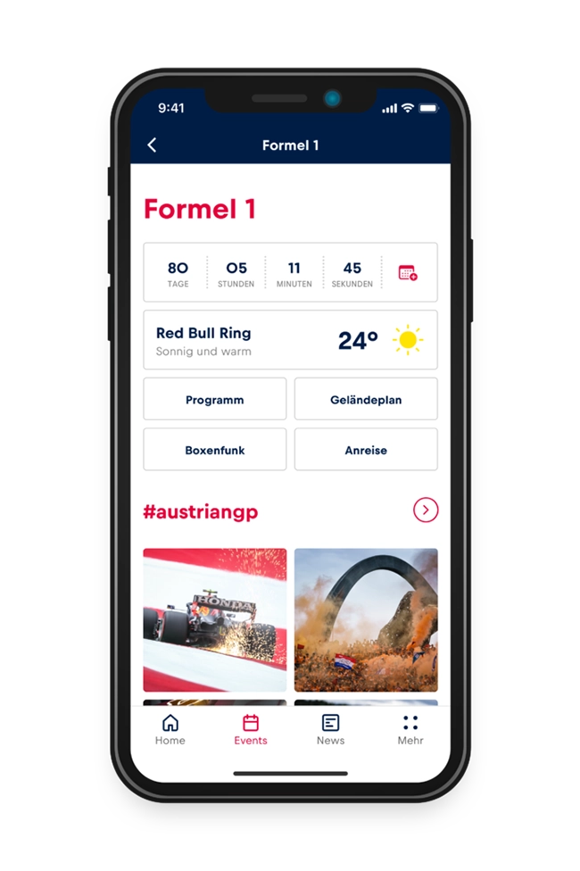 Die Red Bull Ring App