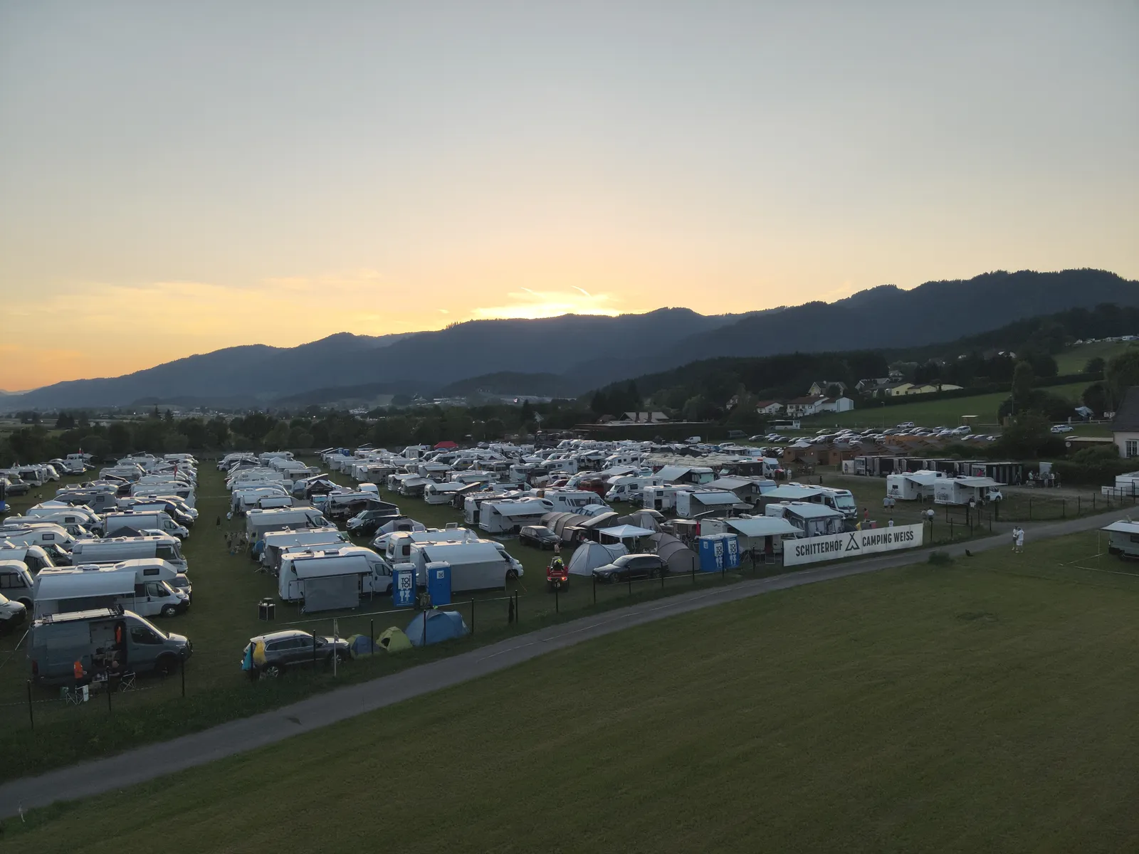 Abendstimmung überm Platz